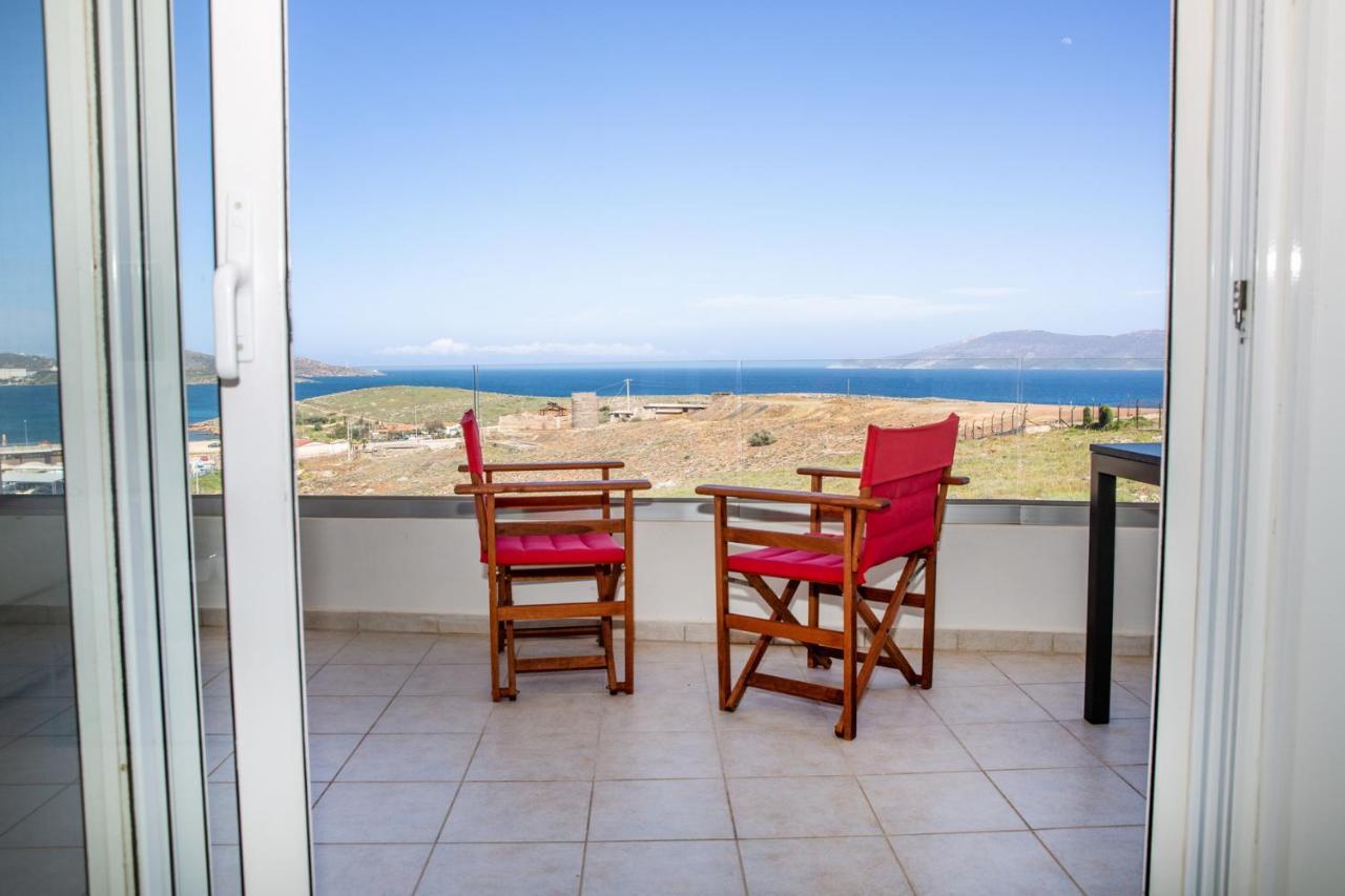 Komfort City Apartment "Elias" Mit Meerblick In Lavrio Lávrion Exterior foto