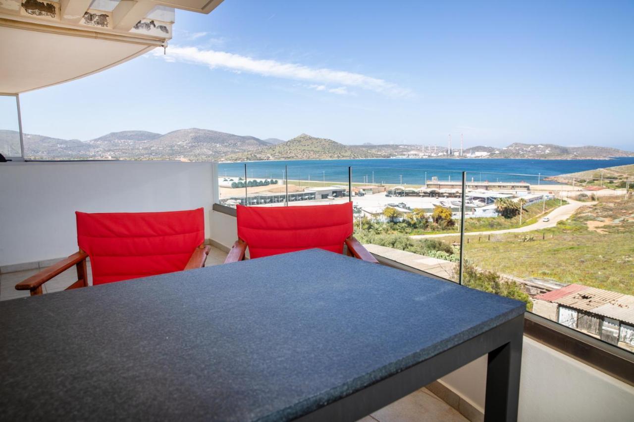 Komfort City Apartment "Elias" Mit Meerblick In Lavrio Lávrion Exterior foto
