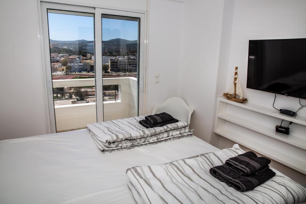 Komfort City Apartment "Elias" Mit Meerblick In Lavrio Lávrion Exterior foto